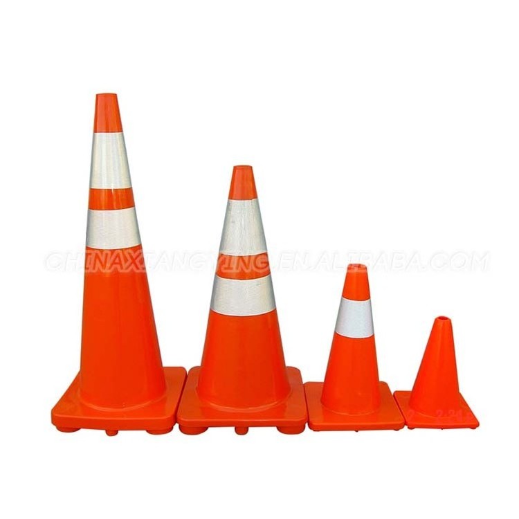 Manufacture Top Sale Road Cone Flexible PVC Safety Used Traffic Cone