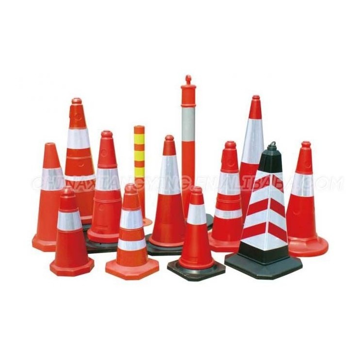 Manufacture Top Sale Road Cone Flexible PVC Safety Used Traffic Cone