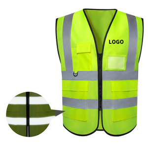 S-5XL Reflective Safety Clothing Reflective Vest Construction Jacket High Visibility Strip Hi Vis Work Security Safety Vest