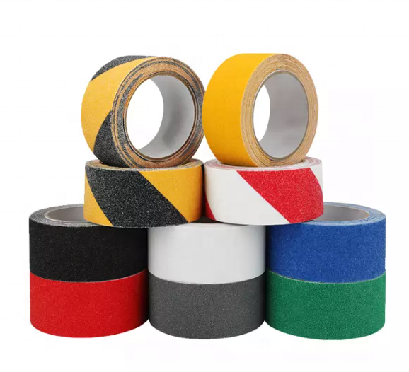 Black anti slip tape, adhesive anti skid tape, non slip tape for stairs