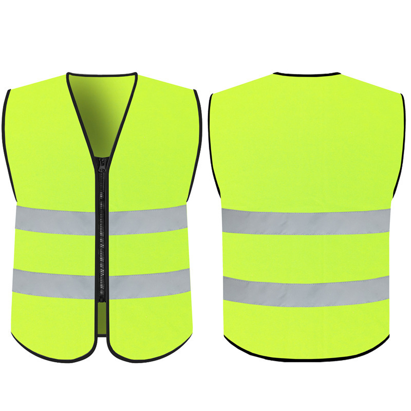 Reflective Vest Safety Vest Clothing with LOGO with High Brightness Reflective Strip