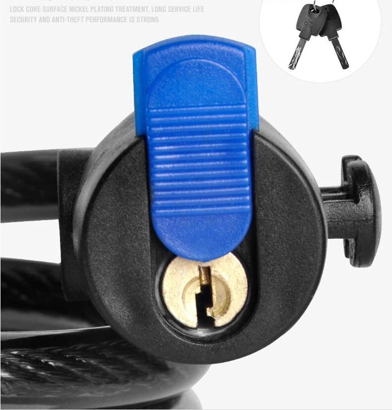 Bike Lock With Keys Hamburg Alloy Anti-Theft Strong Security Bicycle Chain Lock Mount Bracket Bike Lock