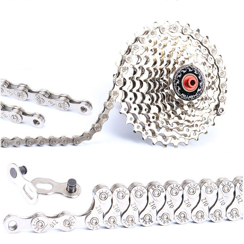 Toopre Road Mountain Bike Parts Bicycle Chain Single 6 7 8 9 10 11 12 Speed Velocidade MTB Chains 116L Silver Part Missing Link