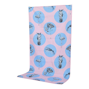 Dongguan Factory Supply Of Microfiber Sweat absorbent and breathable Beach Towels With Sublimation Print