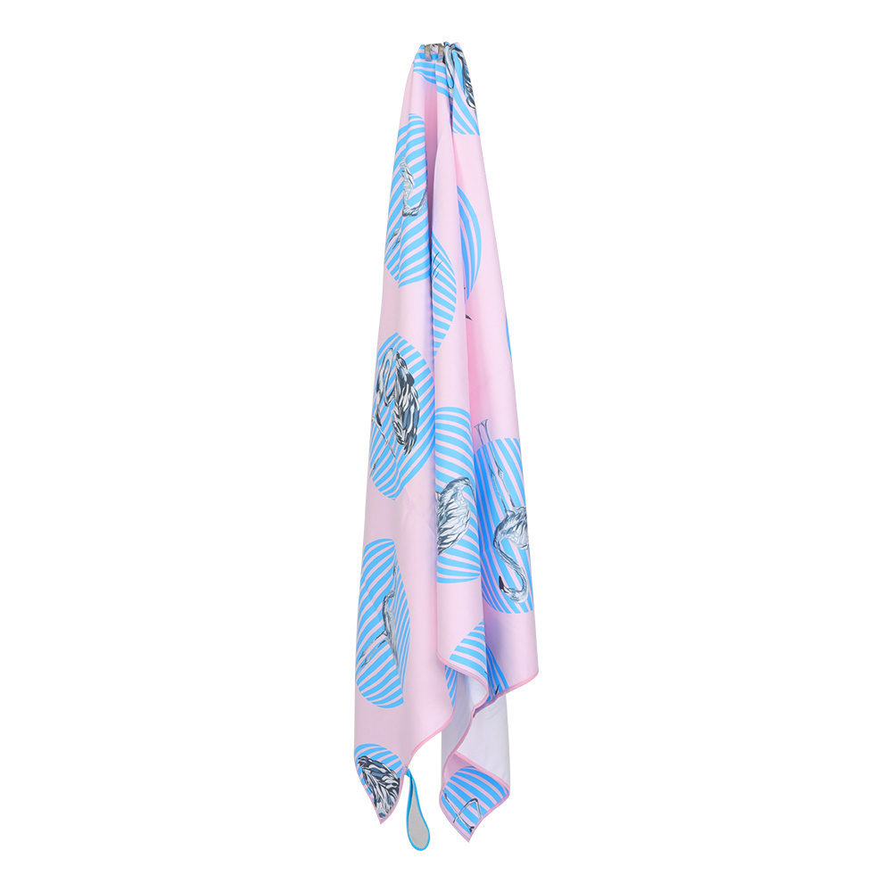 Dongguan Factory Supply Of Microfiber Sweat absorbent and breathable Beach Towels With Sublimation Print