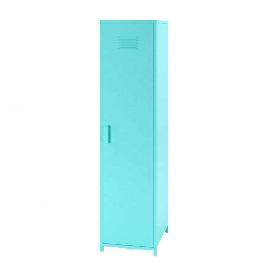 Customized colorful kids locker steel small mini locker with single door