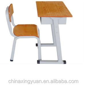 single study student desk table / children school desk and chair set