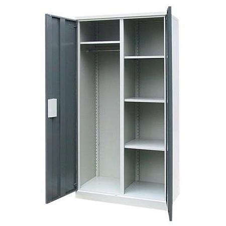 Xingyuan wholesale 2 door steel wardrobe cabinet bedroom closet almirah wardrobe metal wardrobe