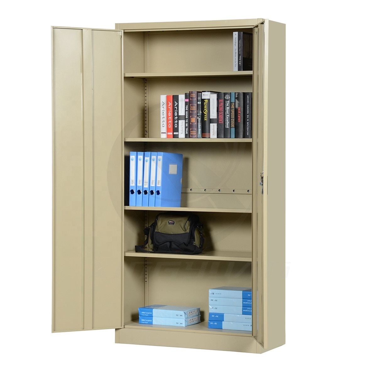 China supplier2 door steel swing door filing cabinet / steel storage cabinet