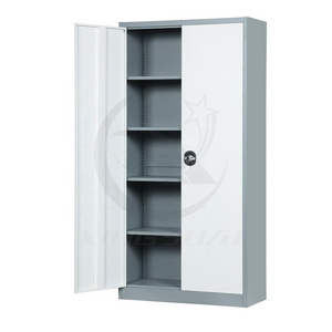 China supplier2 door steel swing door filing cabinet / steel storage cabinet