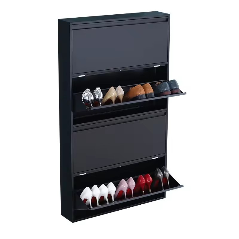 Xingyuan living room furniture shoe rack cabinet metal shoe storage cabinet steel shoes cabinet