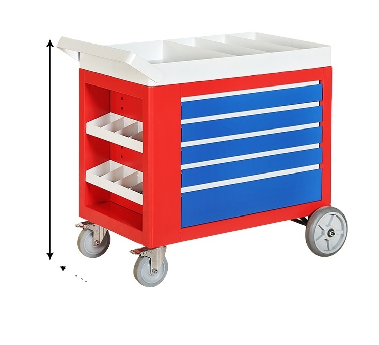 Wholesale Mobile Car Mechanics Tool Trolley Metal Steel Tool Cart Cabinet