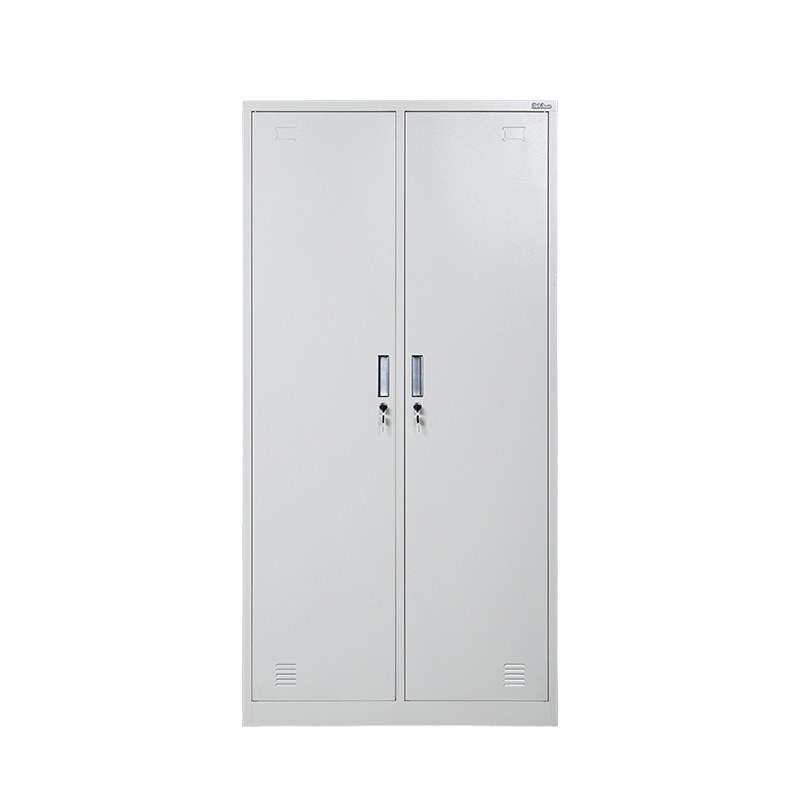 grey steel 4-door locker 2 door steel clothes cabinet metal closet wardrobe school lockers