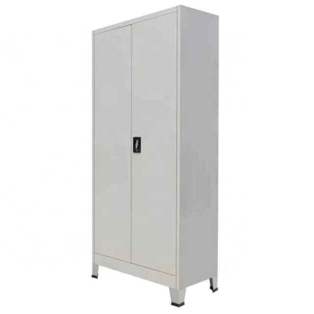 Two door steel wardrobe with safe locker inside for Indian