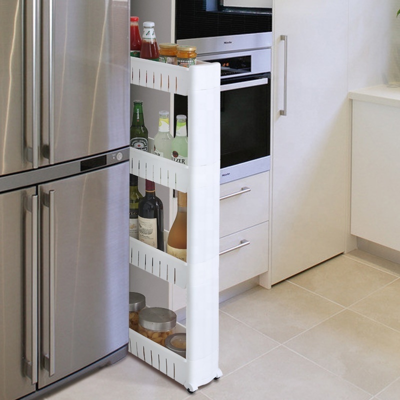 Rack Stackable Organizer Storage Cabinet Cupboard Shelf For Kitchen