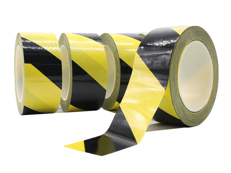 Cheap price High Quality Floor Marking Caution PVC Hazard Lane Safety Warning Adhesive Safety Tape