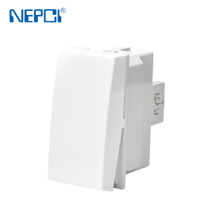 250V 10A Flat type single open dual control light switch XJY-QB-34-2 two way electric power single pole double throw wall switch