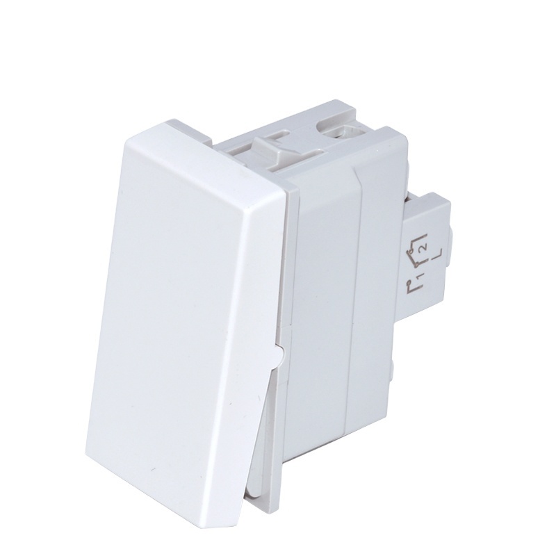 250V 10A Flat type single open dual control light switch XJY-QB-34-2 two way electric power single pole double throw wall switch