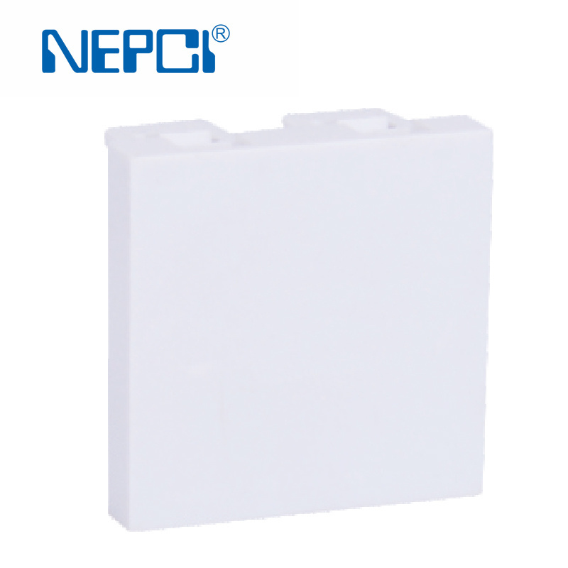 High Quality ABS Blank Wall Plate to cover unused part XJY-8075164 45*45 Universal Blank Switch Socket Wall Plate