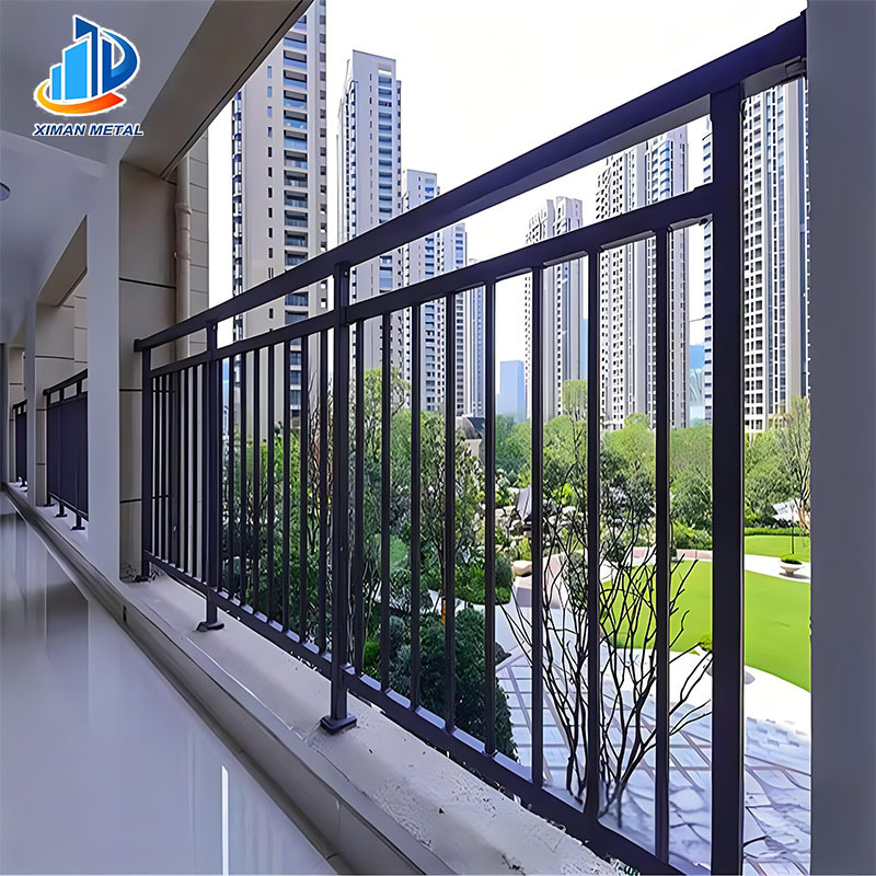 Powder Coated Easy-to-Assemble Aluminum Flat Security metal Fence for Balcony Terrace Garden Yard Outdoor Enclosures Farm Use