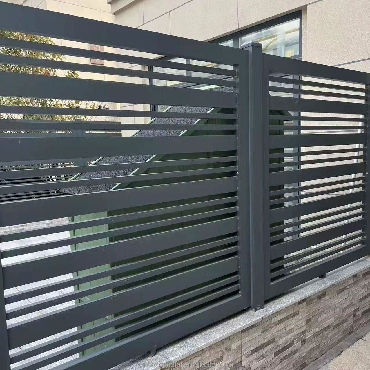 Aluminum Garden Fence Slats Trellis Gates Wholesale Composite Fence