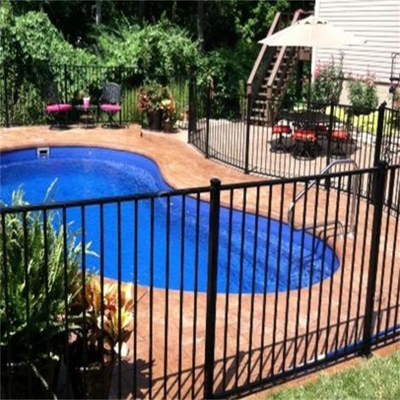 Pool Steel Fence Stylish Pool Fencing Removable Aluminum Metal Security Fence