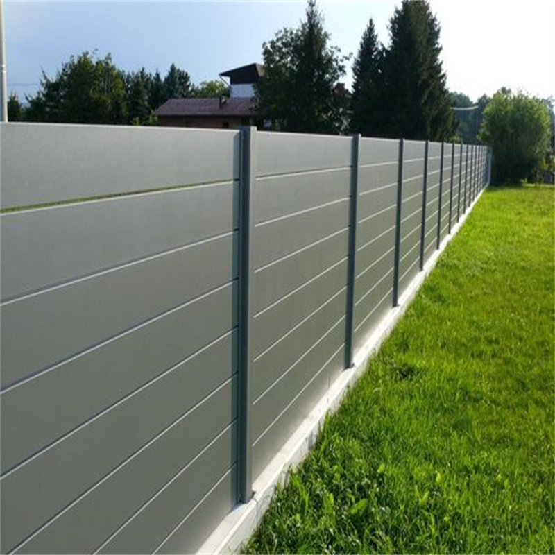 Powder Coated Aluminium Metal Fence Panels Post Outdoor Aluminium Slat Fence Garden Aluminum Privacy fence