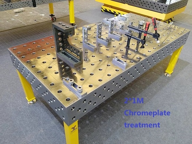 High Quality Surface Hole Size Diameter 16mm/22mm/28mm Cast Iron 3d Welding Table