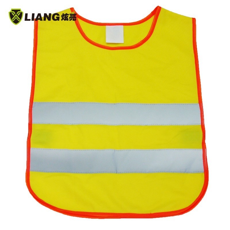 Hi Vis Children reflective safety vest Outdoor exercise Breathable and perspiration  safety vest with logo kid safety vest