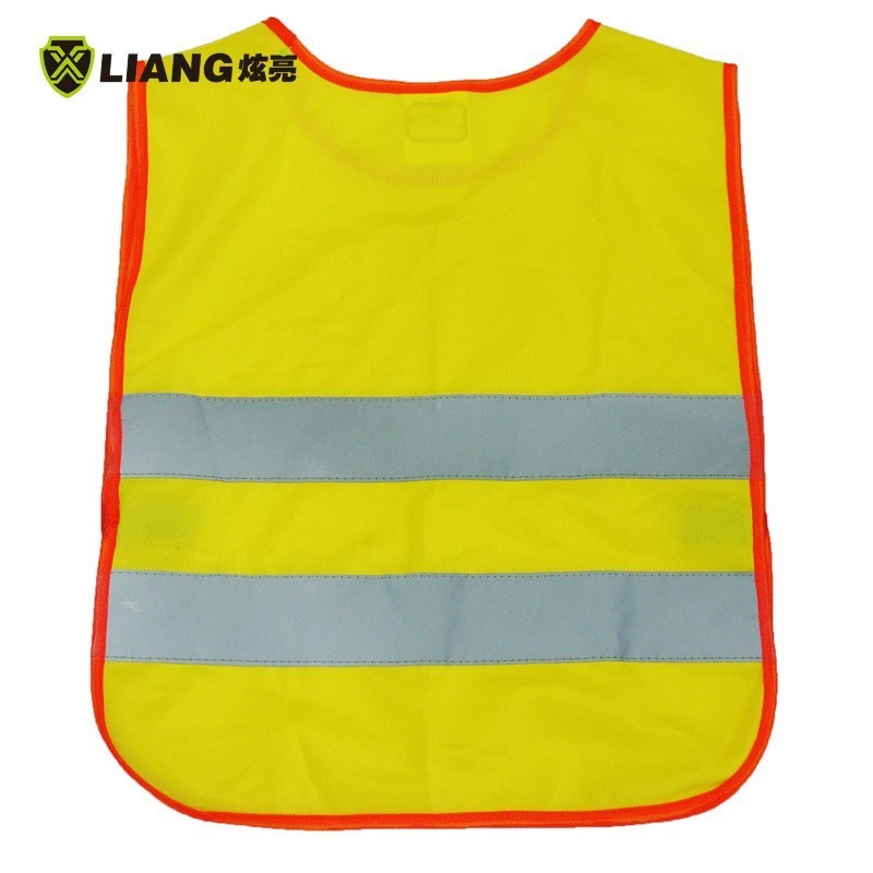 Hi Vis Children reflective safety vest Outdoor exercise Breathable and perspiration  safety vest with logo kid safety vest