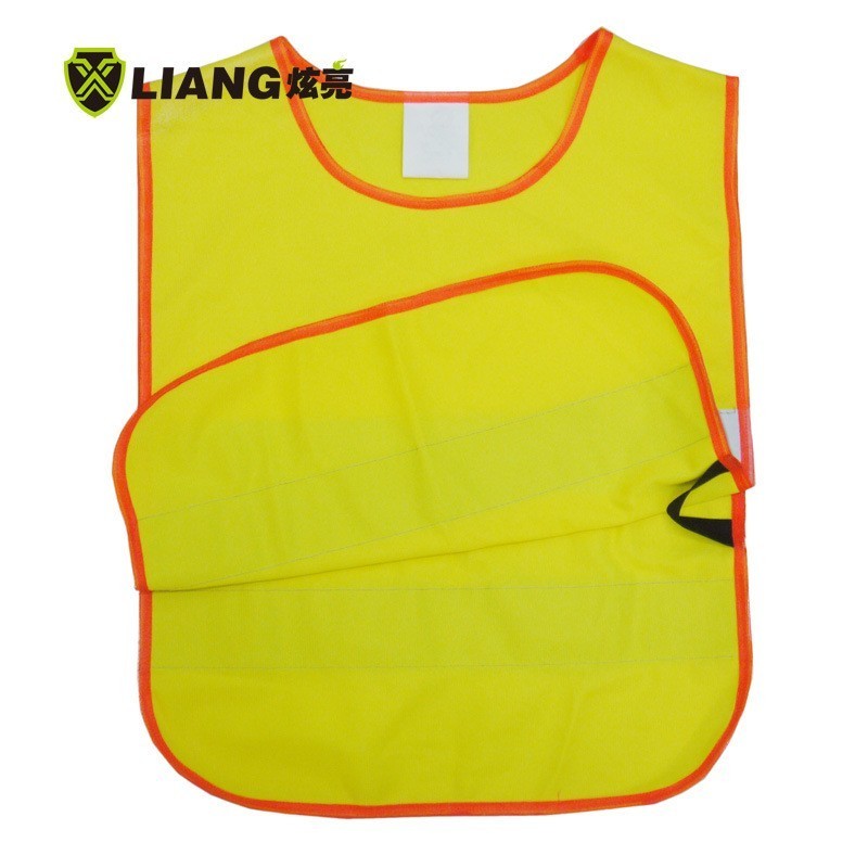 Hi Vis Children reflective safety vest Outdoor exercise Breathable and perspiration  safety vest with logo kid safety vest