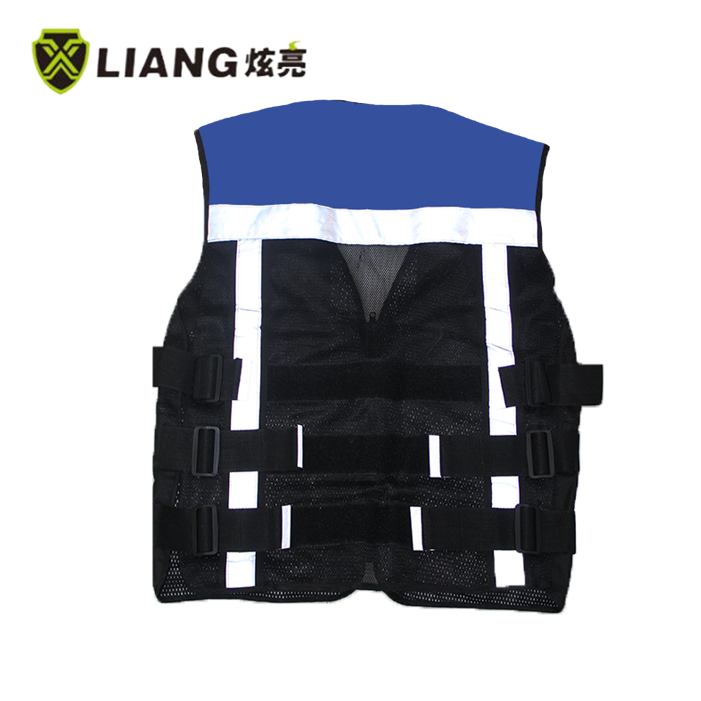 reflective safety tactical vest High Visibility Outdoor exercise Multifunctional pocket traffic vest safety vest with logo