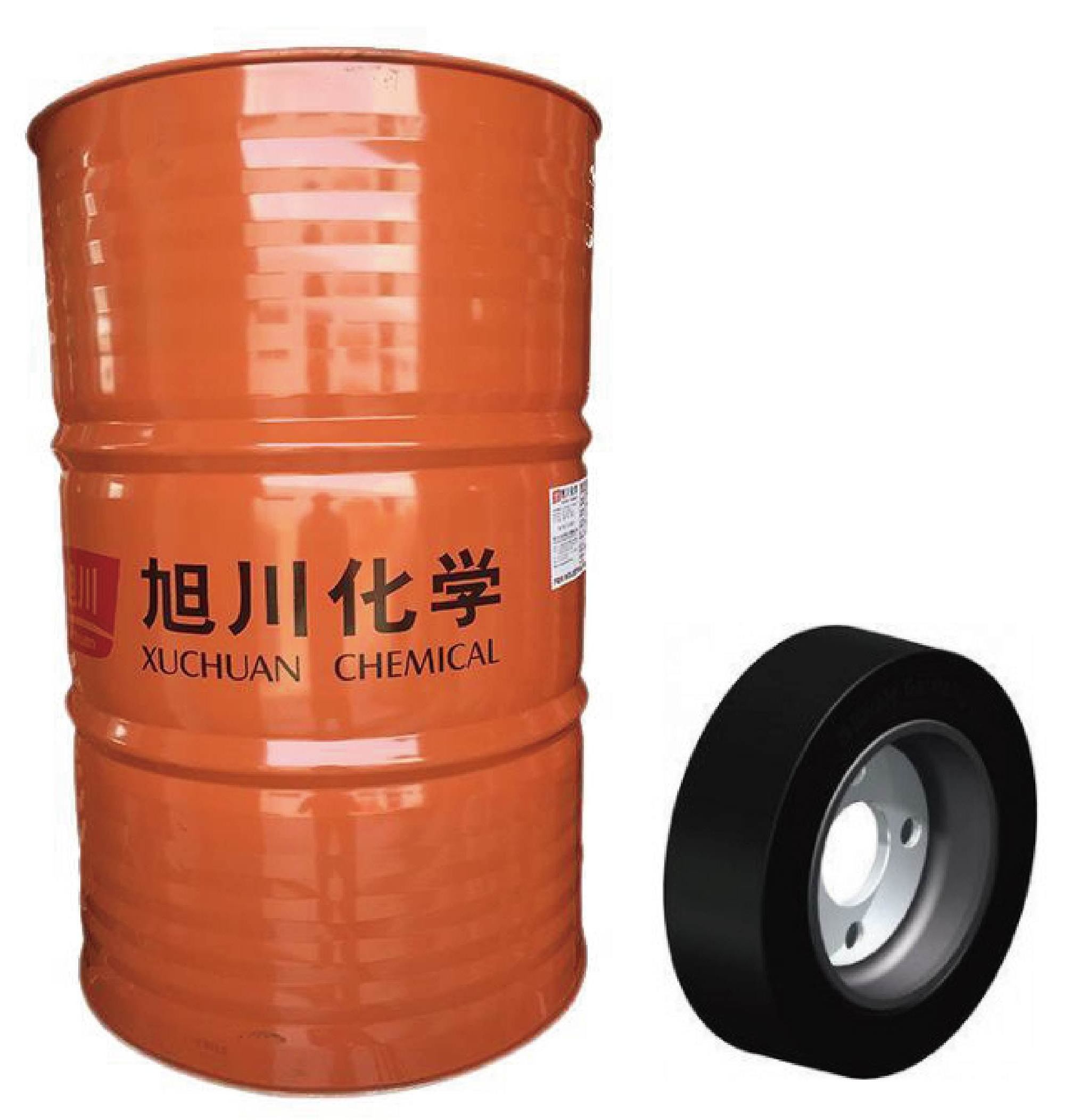 Polyurethane resin for filling tyre