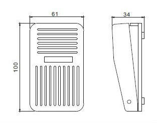 push switch button pedal / electronic pedal switch / wire or wireless foot switches