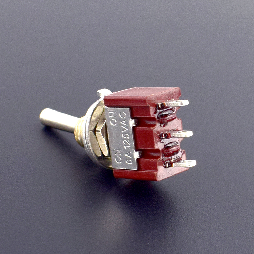 Subminiature toggle switch 6A 125VAC/ Mini toggle switch SPDT