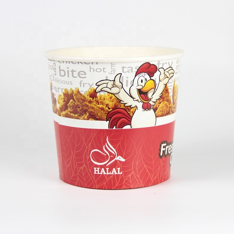 Paper Bucket for Fried Chicken French Fries, Fast Food Packing Bucket,chicken wings bucket