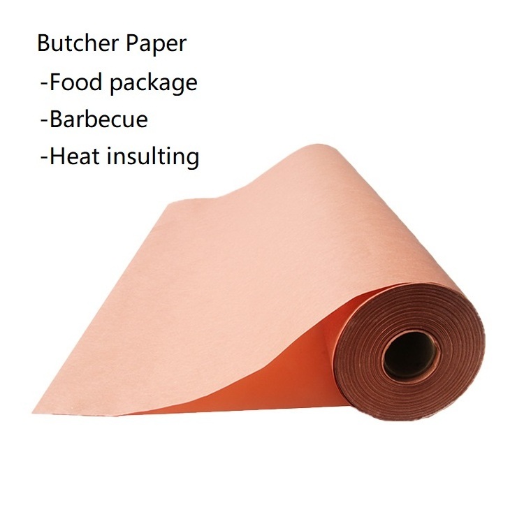 Food grade wrapping paper for Meat Hamburger oil proof butcher paper barbecue packaging paper