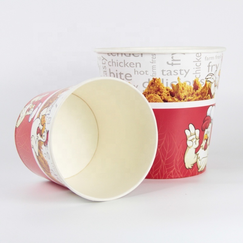 Paper Bucket for Fried Chicken French Fries, Fast Food Packing Bucket,chicken wings bucket