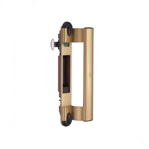 Aluminum Door Handle with Sliding Lock with the Key, patio door lock