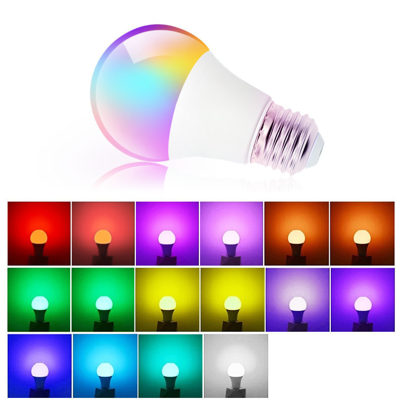 Hot Sell RGB LED Bulb 16 Color Changing Home Smart  40W 5W 120V UL ETL ES smart LED BULB Light