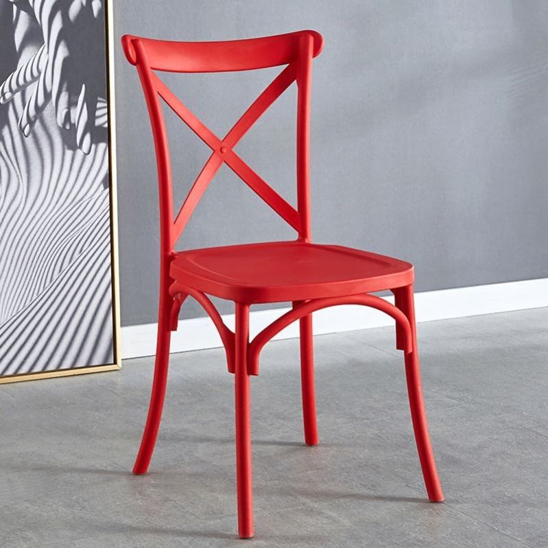 Stylish Modern Dining Chair Durable Bamboo Thickened Plastic for Home Cuisines Long-Lasting and Elegant Furniture