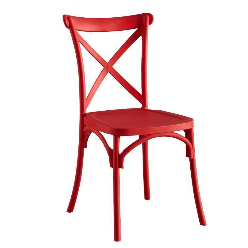 Stylish Modern Dining Chair Durable Bamboo Thickened Plastic for Home Cuisines Long-Lasting and Elegant Furniture