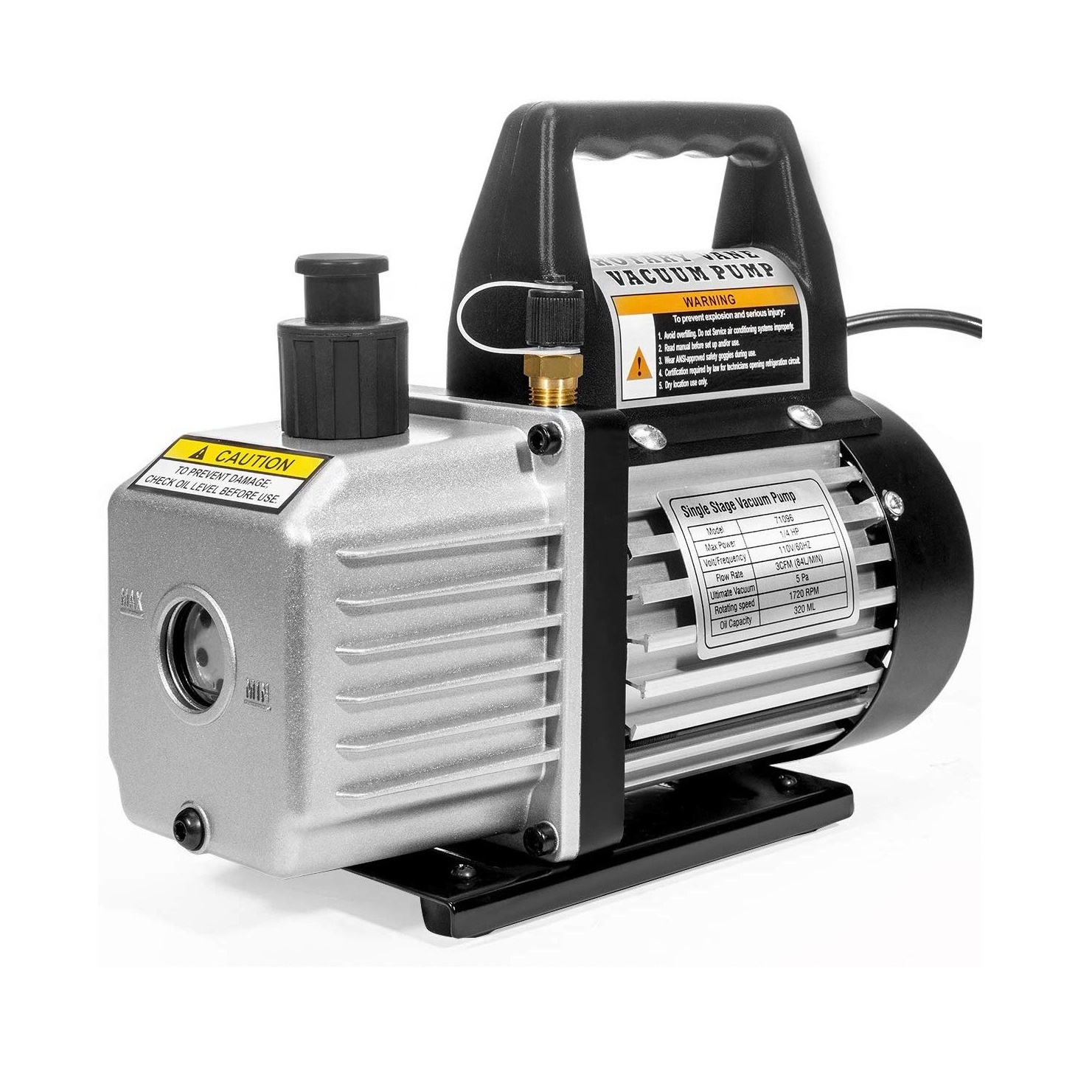 Factory Price AC Rotary Vane Vacuum pump for Gas R134a Gas refrigerant and Air Condition Maintenance with pump oil