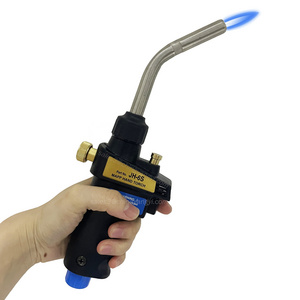 JH-6S Self Igniting Hand Mapp Gas Welding Torch with Adjustable Flame for Culinary, Melting Ice and Soldering