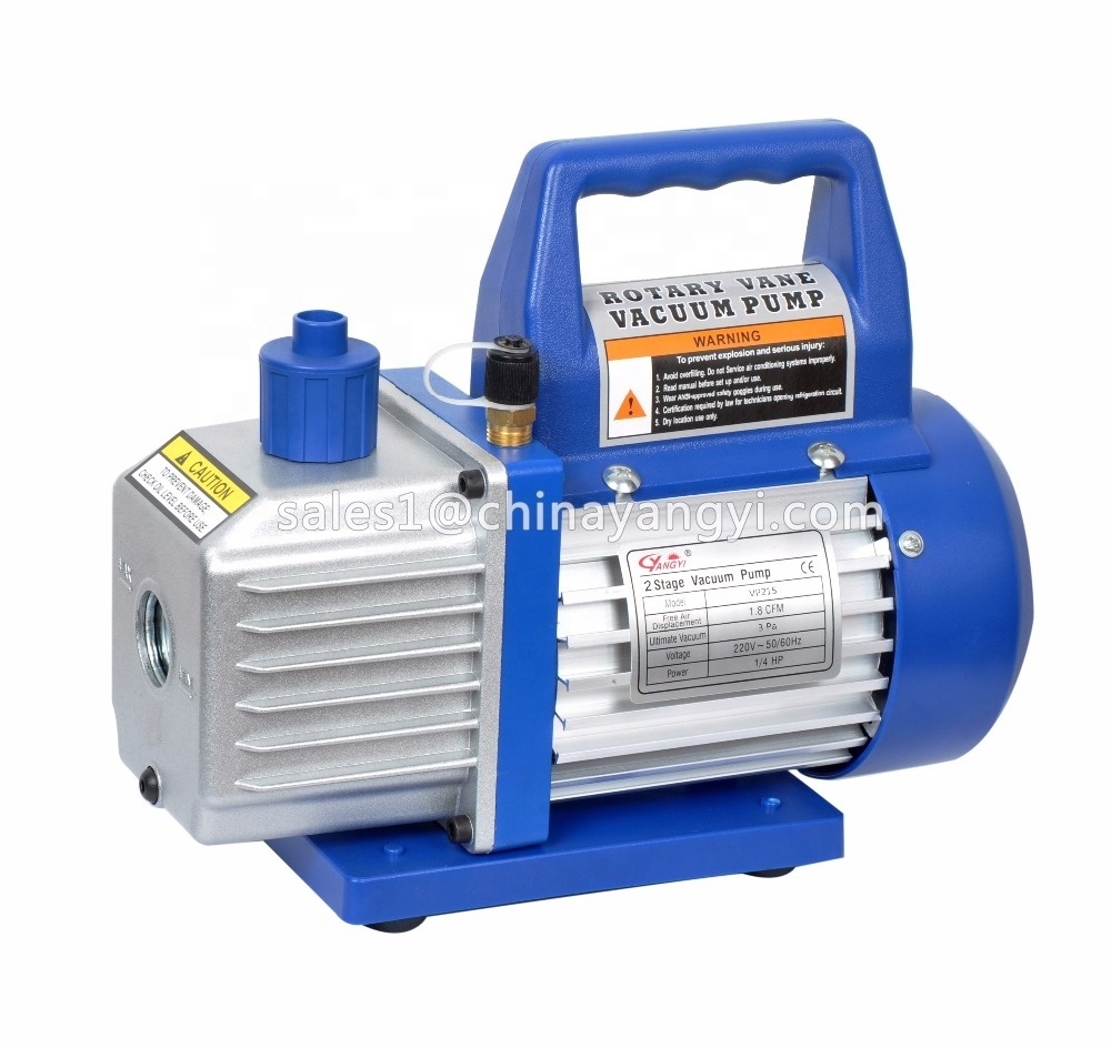 Dual stage electric vacuum pump hvac vacuum pump 1.8CFM VP215