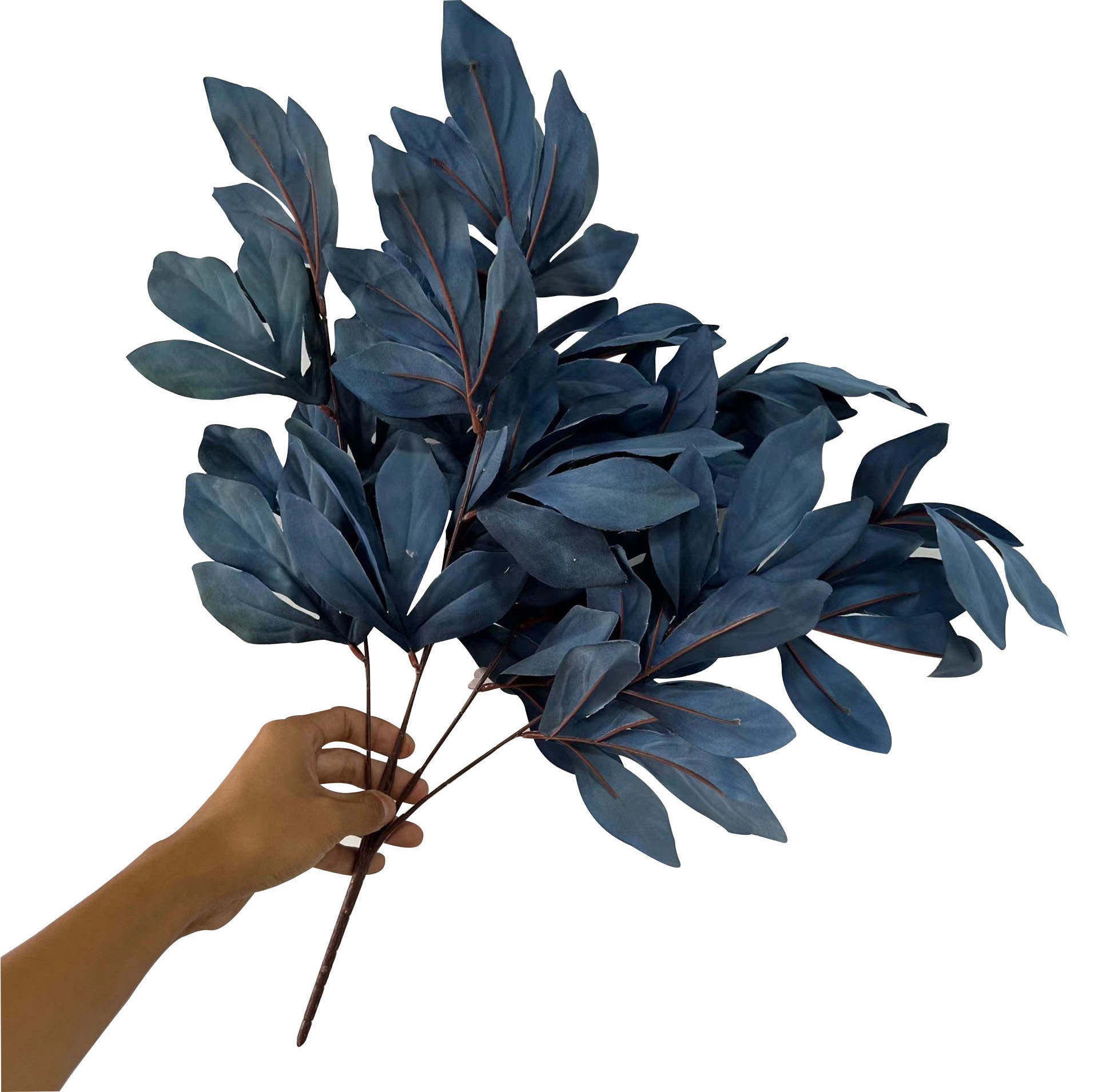 Black Collection Artificial Money Leaf Eucalyptus Flower Bouquet Halloween Party Event Decorations Hot Selling Halloween QYB-110