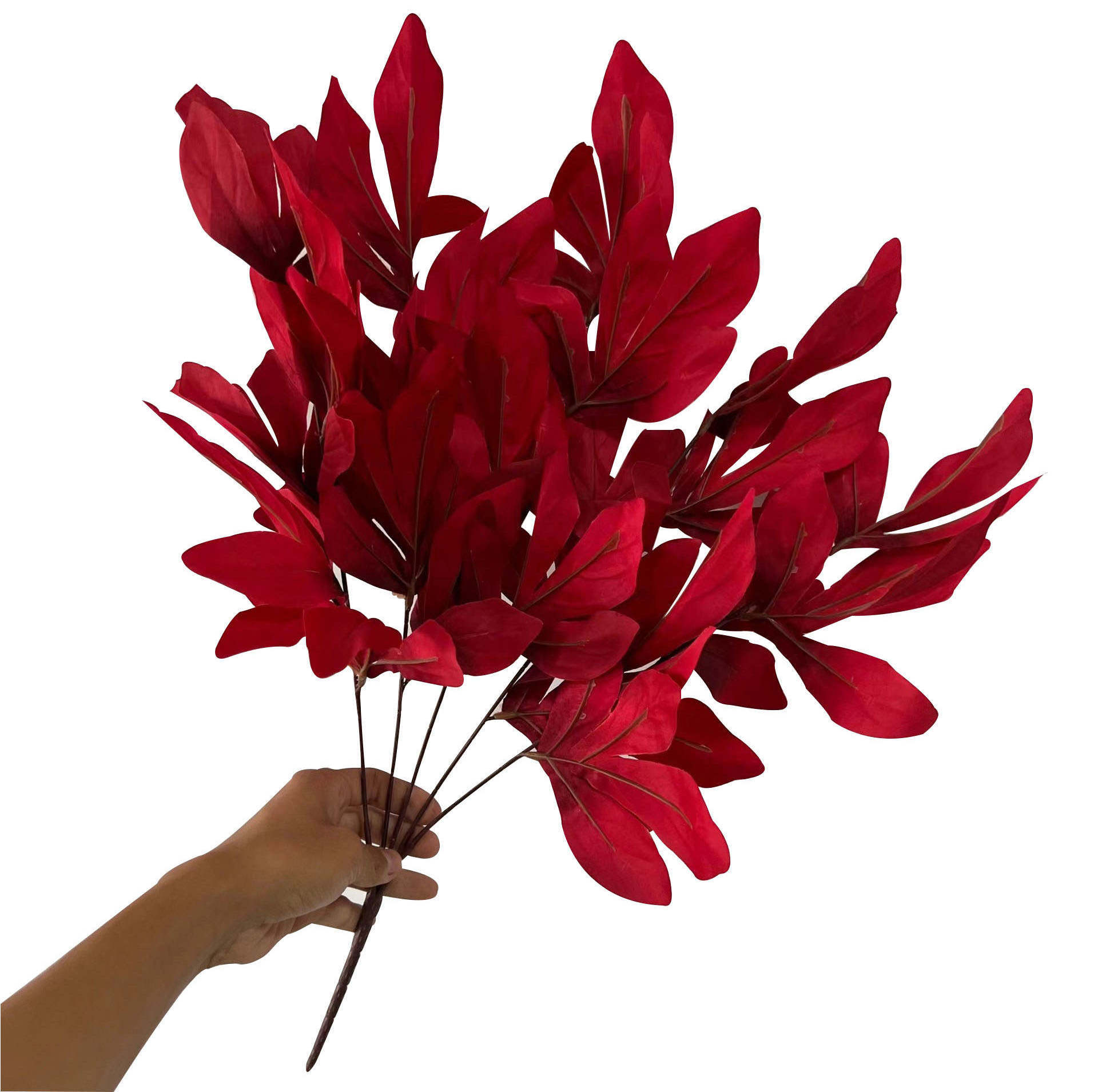 Black Collection Artificial Money Leaf Eucalyptus Flower Bouquet Halloween Party Event Decorations Hot Selling Halloween QYB-110