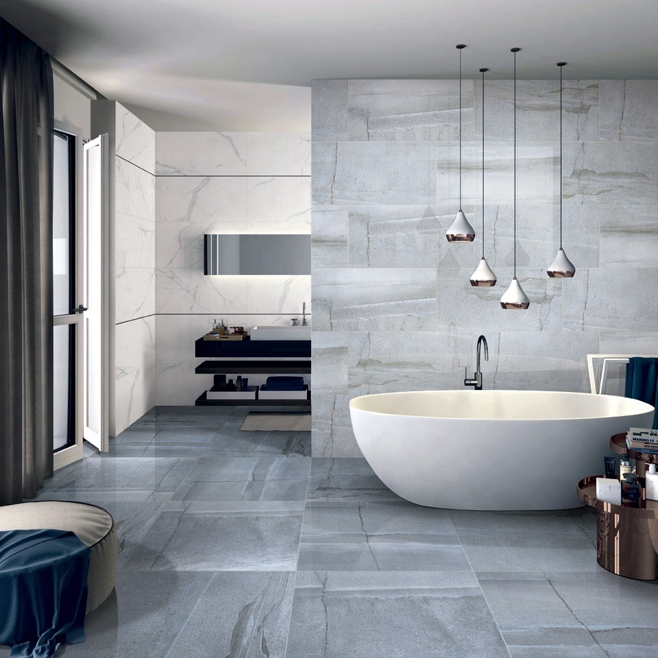 Bathroom porcelain Glazed Polished Floor Tiles and Marbles 80x80 grey waterproof ceramics tiles cheap