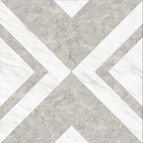 600*600 Veranda Floor Tiles Rough Surface Ceramic Tile Looks Like Stone