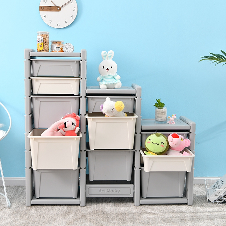 Promotional High Quality Pe Kids Toy Storage Organizer Kids Toy Storage Shelf